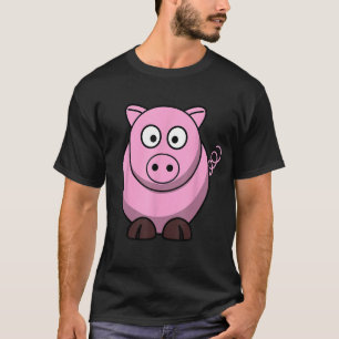 Niedlicher Schweine Pullover! Glücklicher Cartoon T-Shirt