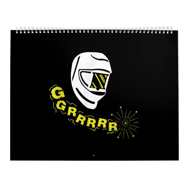 Niedlicher Schweißer am Arbeitsplatz | Beste GIft  Kalender (Titelbild)