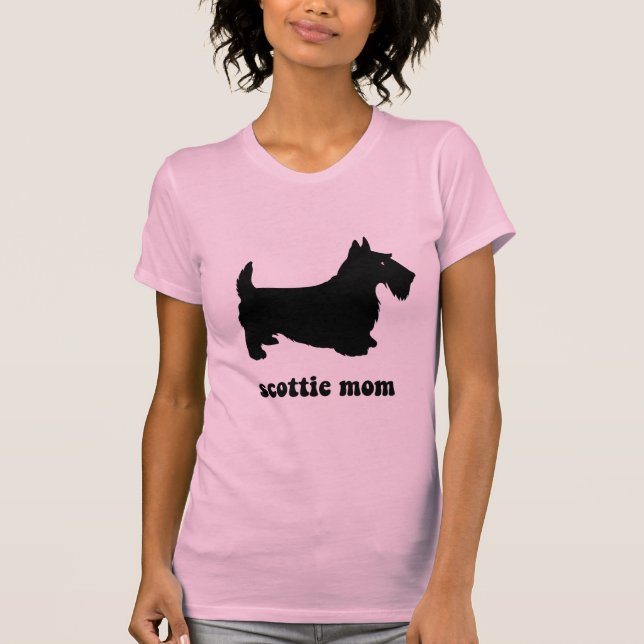 Niedlicher Scottie T-Shirt (Vorderseite)