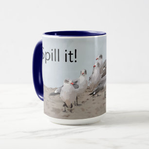 Niedlicher Sea Gull un Gossick Tasse Cup