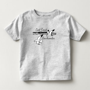 Niedlicher Seagull Beach East Coast Beachcomber im Kleinkind T-shirt