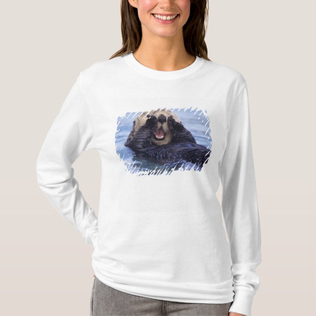 Niedlicher Seeotter | Alaska, USA T-Shirt (Vorderseite)