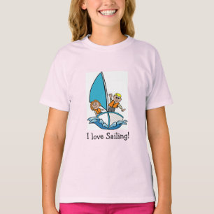 Niedlicher Segeln-T - Shirt