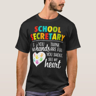 Niedlicher Sekretär für Schule T-Shirt
