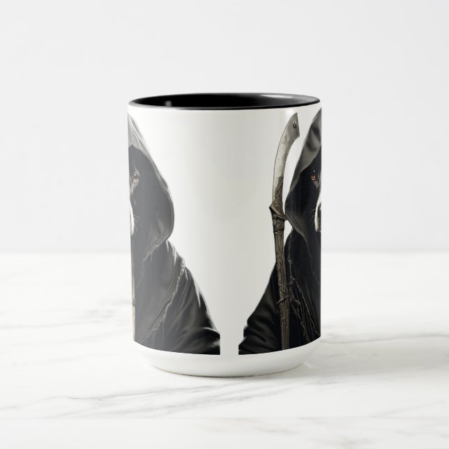 Niedlicher Sensenmann (Hund) Tasse (Zentrum)