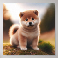 niedlicher Shiba Inu-Welpe