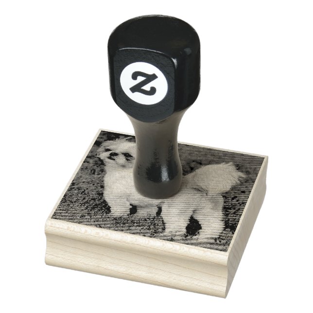 Niedlicher Shih Tzu Gummistempel