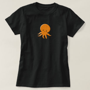 Niedlicher Shiny Octopus Cartoon T-Shirt