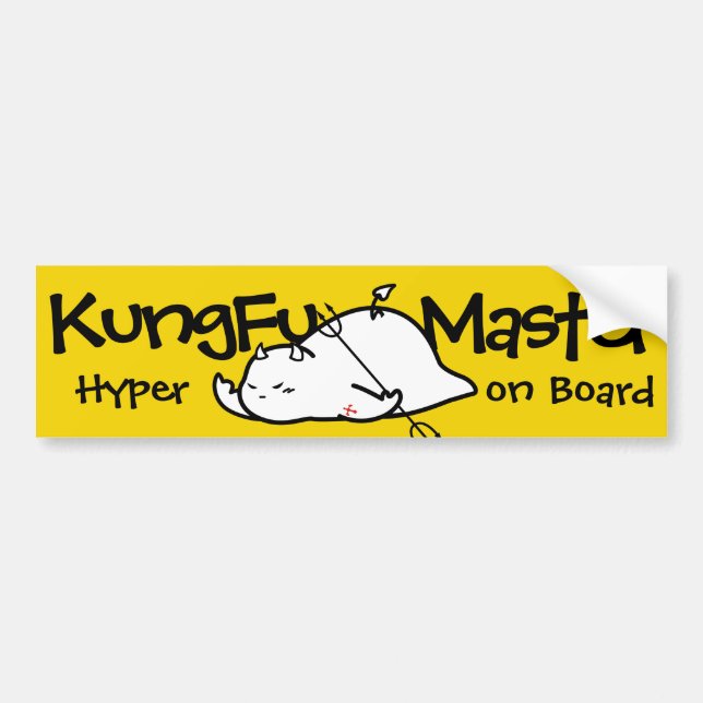 Niedlicher Shy Devil in der LIEBE Autoaufkleber (Vorne)