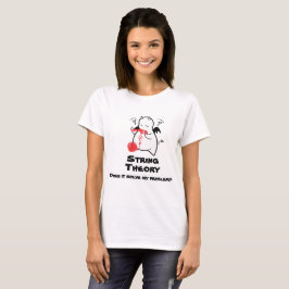 Niedlicher Shy Devil lernt Stringtheorie T-Shirt