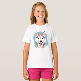 Niedlicher sibirischer Husky Dog Wolf Funny Huskie T-Shirt