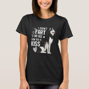 Niedlicher sibirischer Husky-Hund Furz Welpe T-Shirt