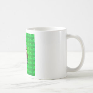 Niedlicher sibirischer Husky-Hund Hund St. Patrick Tasse