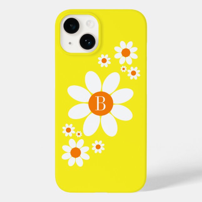 Niedlicher Single für einfaches Blumendesign Erstg Case-Mate iPhone Hülle (Rückseite)