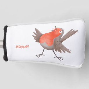Niedlicher Singvogel Cartoon Golf Headcover