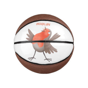 Niedlicher Singvogel Cartoon Mini Basketball