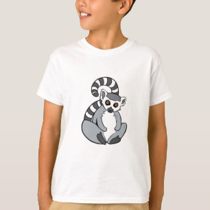 Niedlicher Sitzring-Lemur T-Shirt