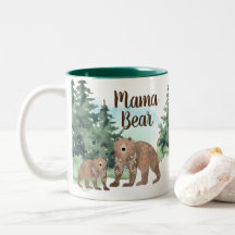 Niedlicher Skandinavier Waldwald Mama Bear