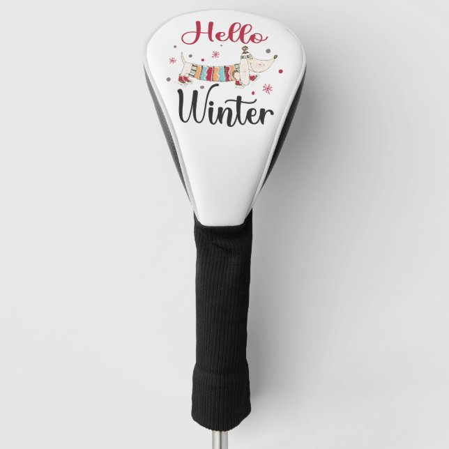 Niedlicher Skaten Golf Headcover (Vorderseite)