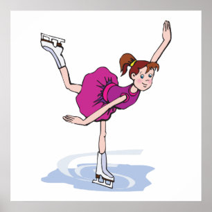 niedlicher Skater Poster