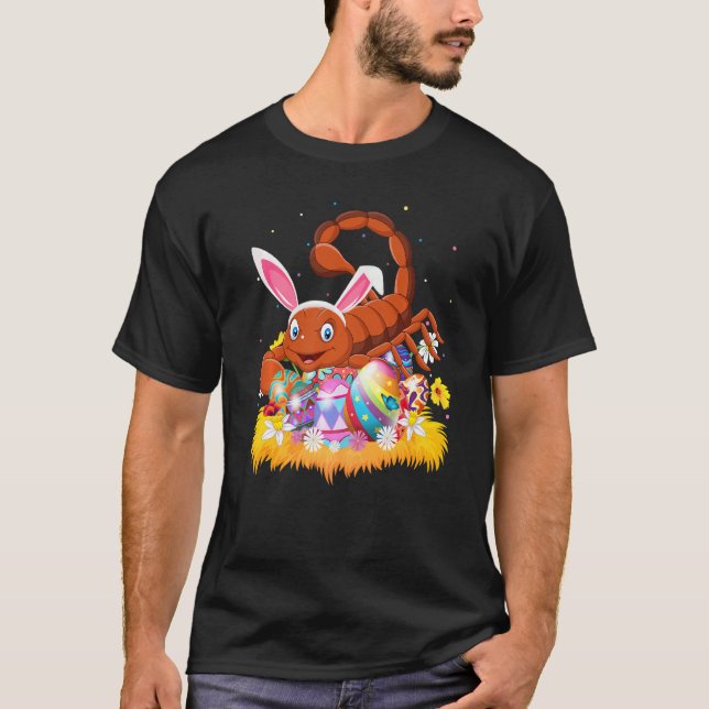 Niedlicher Skorpion Osterfeier Sonntag T-Shirt (Vorderseite)