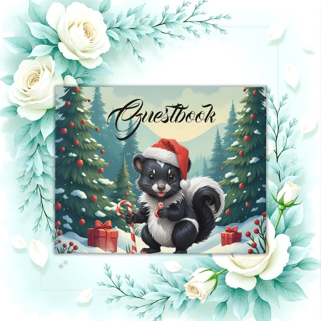 Niedlicher Skunk Cartoon Gästebuch (Von Creator hochgeladen)
