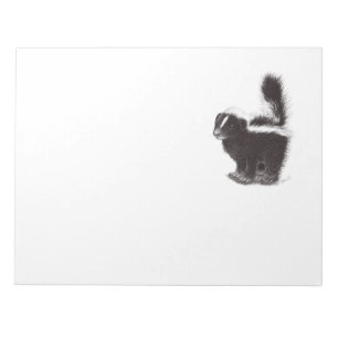 Niedlicher Skunk Notizblock