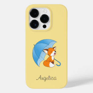 Niedlicher Sleepy Little Fox unter Umbrella Case-Mate iPhone 14 Pro Hülle