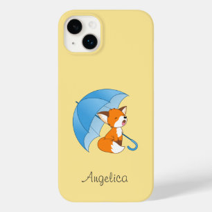 Niedlicher Sleepy Little Fox unter Umbrella Case-Mate iPhone 14 Plus Hülle