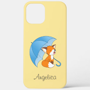 Niedlicher Sleepy Little Fox unter Umbrella Case-Mate iPhone Hülle
