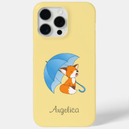 Niedlicher Sleepy Little Fox unter Umbrella Case-Mate iPhone Hülle