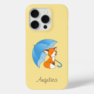 Niedlicher Sleepy Little Fox unter Umbrella Case-Mate iPhone Hülle
