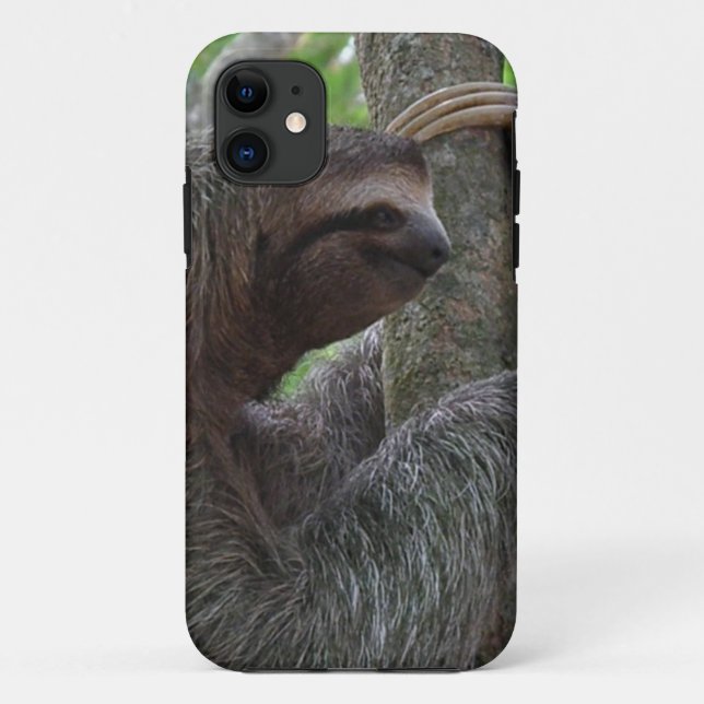 Niedlicher Sloth Case-Mate iPhone Hülle (Rückseite)