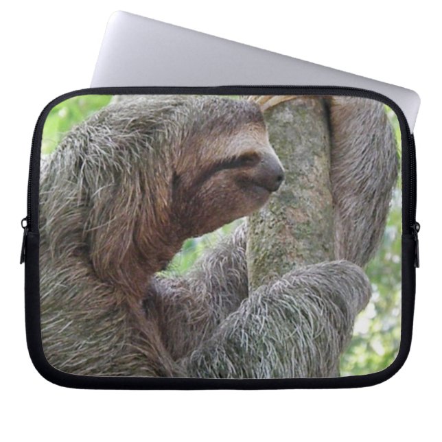 Niedlicher Sloth Laptopschutzhülle (Vorderseite)