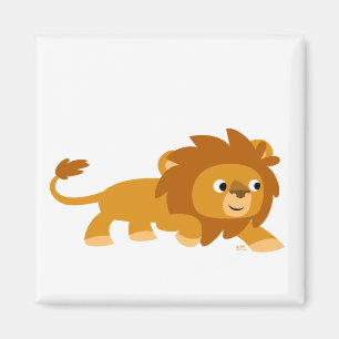 Niedlicher Smart Cartoon Lion Magnet