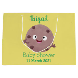 Niedlicher Smart-Schokolade-Chip-Cartoon Große Geschenktüte