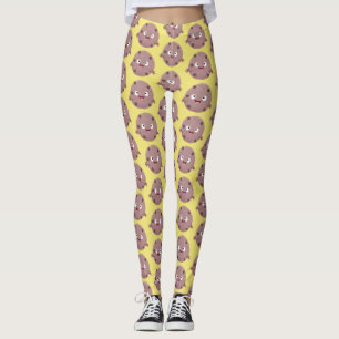 Niedlicher Smart-Schokolade-Chip-Cartoon Leggings