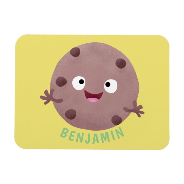 Niedlicher Smart-Schokolade-Chip-Cartoon Magnet (Horizontal)