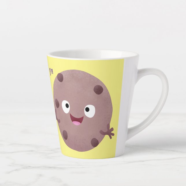 Niedlicher Smart-Schokolade-Chip-Cartoon Milchtasse (Rechts)