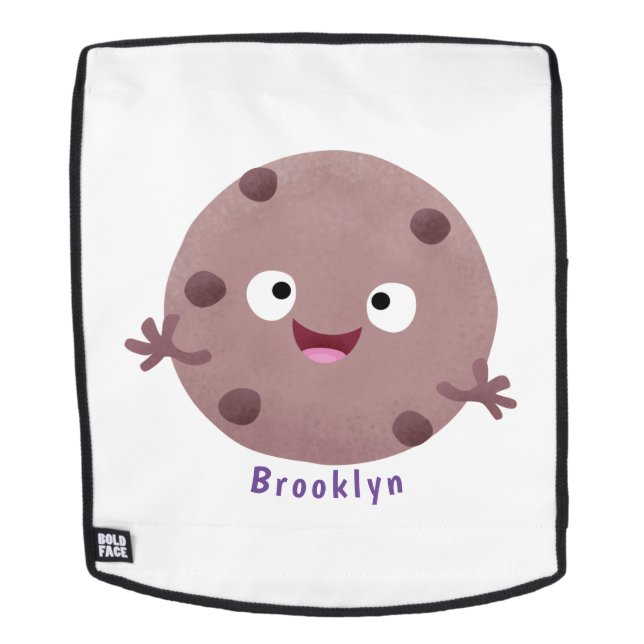 Niedlicher Smart-Schokolade-Chip-Cartoon Rucksack (Abnehmbare Front)