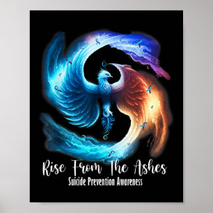 Niedlicher Snix-Anstieg des Suizids in den Aschen Poster