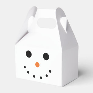 Niedlicher Snowman-Bevorzugungs-Kasten Geschenkschachtel