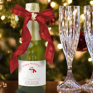 Niedlicher Snowman Happy Holidays Festival Mini