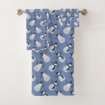 Niedlicher Snowman mit Beanie - Editable BG färben