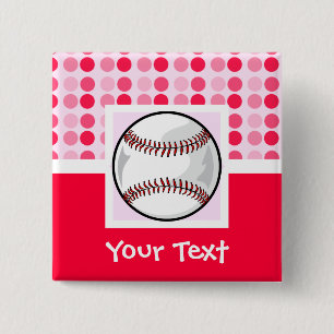 Niedlicher Softball Button