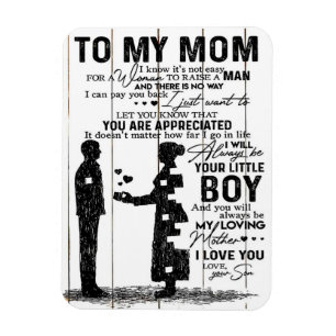 Niedlicher Sohn zu meiner Mama Geschenk   Lieblich Magnet