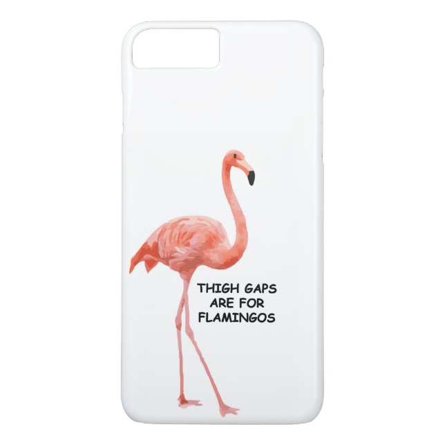 Niedlicher Sommer Inspiration rosa Flamingo Case-Mate iPhone Hülle (Rückseite)