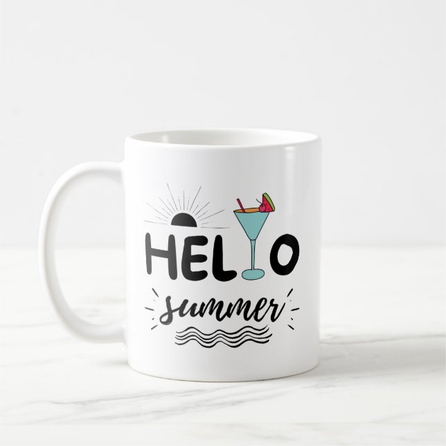 Niedlicher Sommer Kaffeetasse (Links)