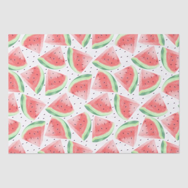 Niedlicher Sommer Kawaii Watercolor Seidenpapier (Vorderseite)