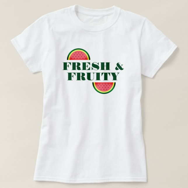 Niedlicher Sommer mit frischen und fruchtigen Wass T-Shirt (Design vorne)